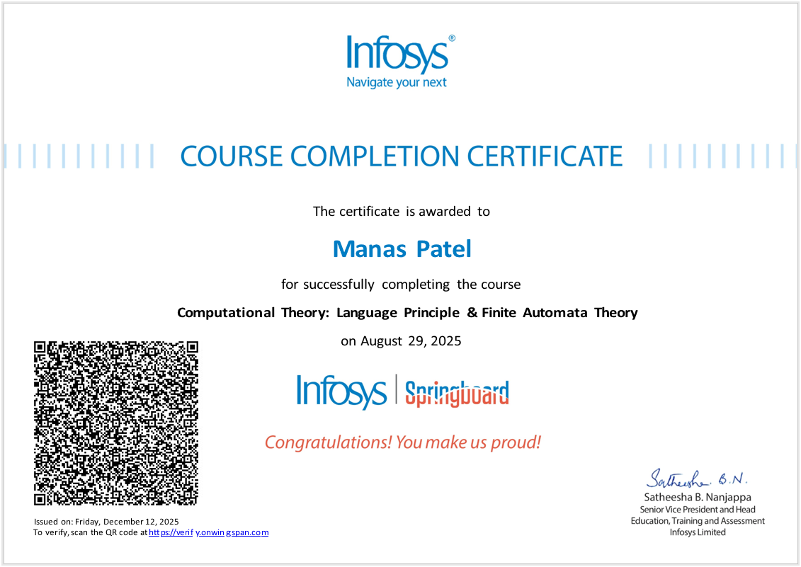 Certificate 1