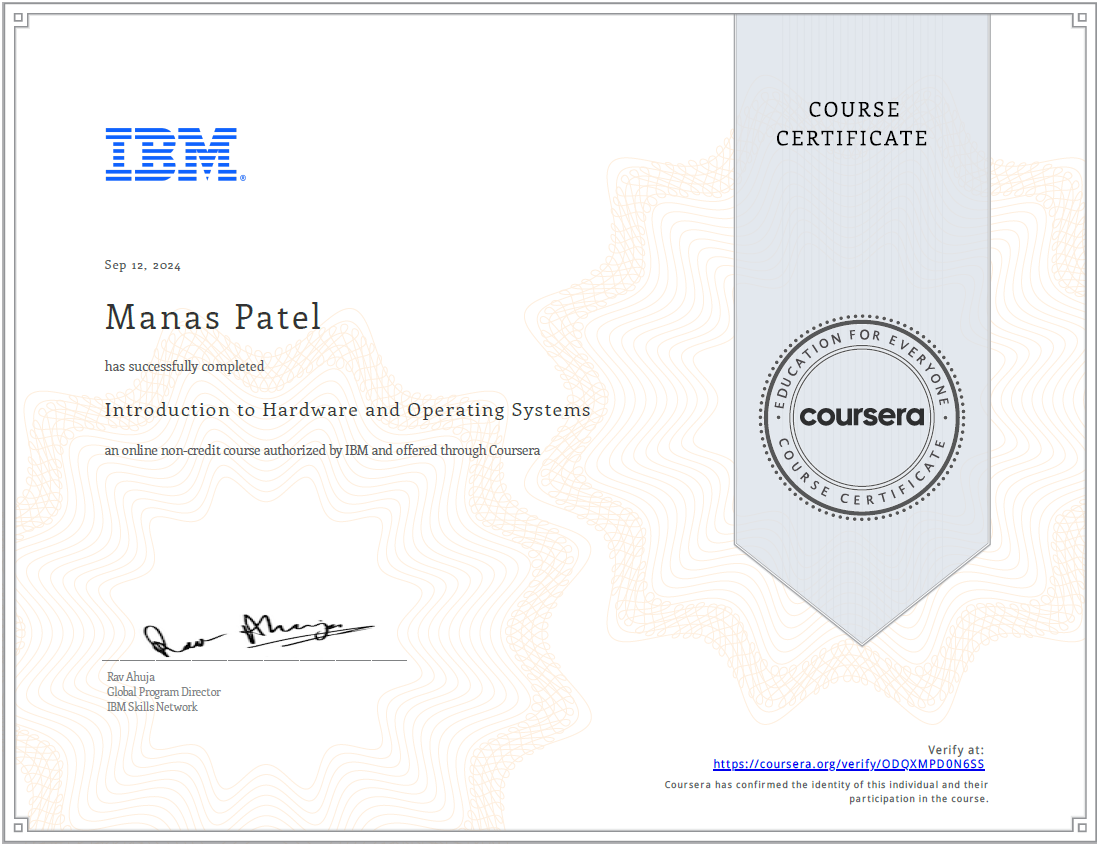 Certificate 8