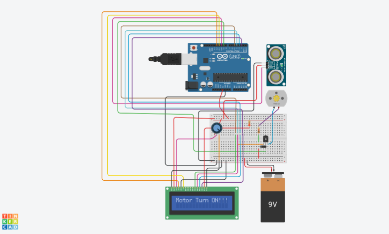Water Quality Monitoring and Motor Control System